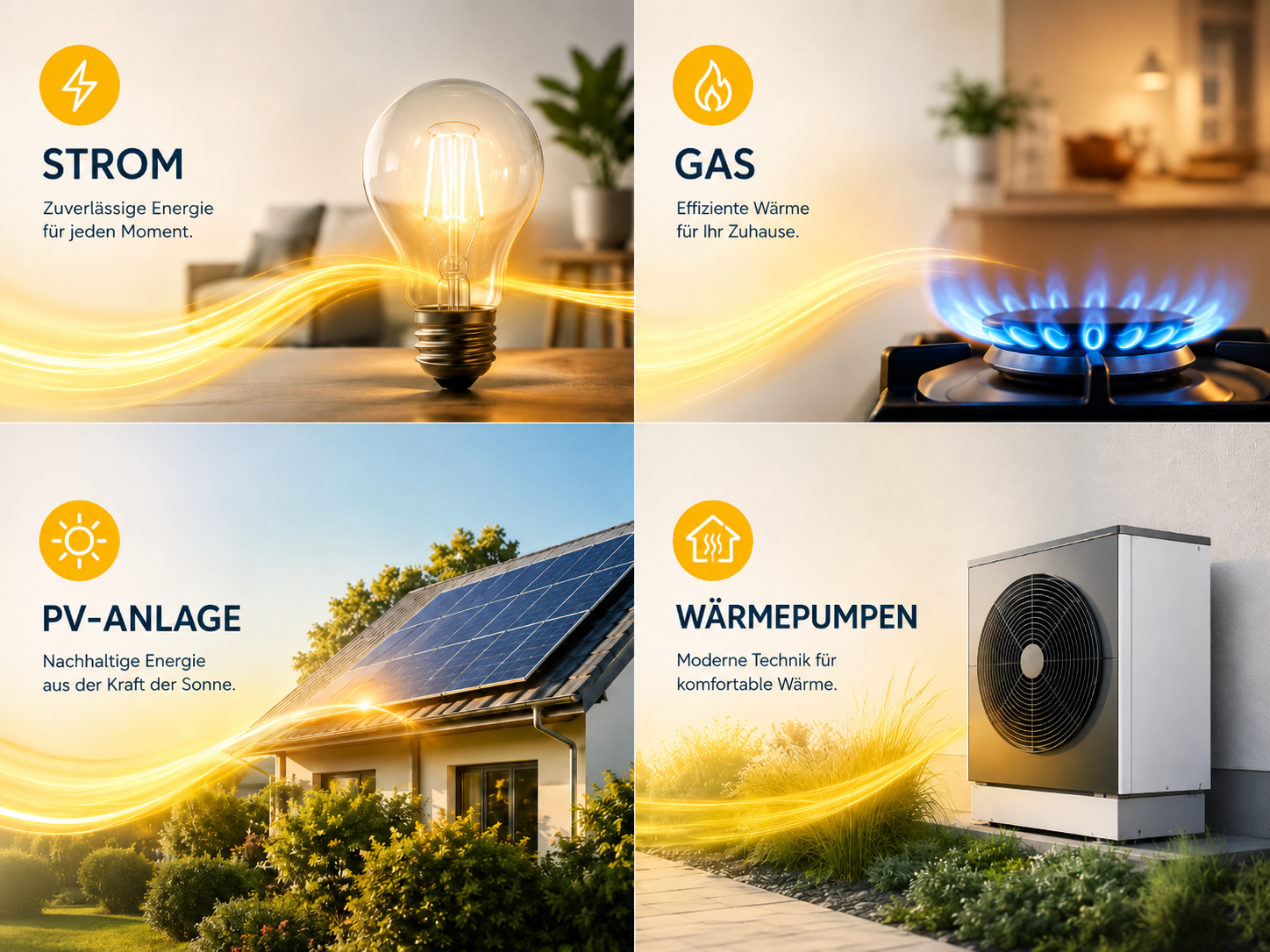 Modernes Haus mit nachhaltiger Energieversorgung